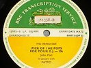 BBC TRANSCRIPTION LP PATTO IN CONCERT marc bolan