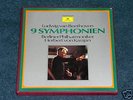 BEETHOVEN 9 Symphonies KARAJAN rare GERMAN DGG 7LP MINT