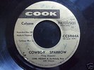 LORD MELODY COWBOY SPARROW CALYPSO 45 ON COOK LISTEN