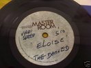 DAMNED eloise UK original ACETATE and TEST PRESSING 7