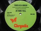 JETHRO TULL THICK AS A BRICK UK 'i' LOGO ORIGINAL FIRST