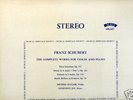 MICHELLE AUCLAIR/SCHUBERT VIOLIN WORKS/2 LP/MHS