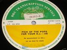 BBC TRANSCRIPTION LP IDLE RACE SWEET JOE COCKER
