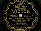 EDNA WINSTON Rent Man Blues / Victor 20857 / E Listen 