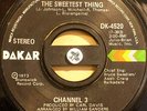 CHANNEL 3 The Sweetest Thing DAKAR Records