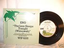 Brian Eno RARE DJ copy The Lion Sleeps with pic sleeve