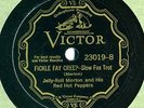 Victor 23019 JELLY-ROLL MORTON RED HOT PEPPER in E 1930