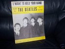 The Beatles Original Sheet Music I WANT TO HOLD YOUR HA