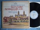 ARCHIV stereo 3 LP BACH:6 suites solo cello FOURNIER,NM