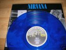 NIRVANA BLEACH BLUE VINYL ON WATERFRONT LABEL