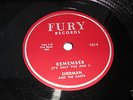 DOO WOP- SHERMAN AND THE DARTS on FURY 78  SUPER  RARE