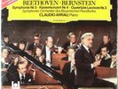 DGG STEREO LIVE RECORDING BEETHOVEN BERNSTEIN ARRAU 2LP
