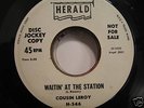 COUSIN LEROY CROSSROADS HERALD 546 PROMO 45 BLUES HEAR