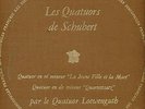 Quatuor LOEWENGUTH SCHUBERT Discophiles Français 203 M