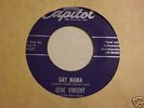 GENE VINCENT : Say Mama (Capitol) Rockabilly  45 LISTEN