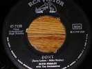 1958 German-Press 45 - ELVIS PRESLEY Don't - RCA VICTOR