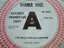 EVERLY BROTHERS i've been wrong before UK WB DEMO 45 m