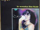 AC/DC In Memoriam Bon Scott Rare Live Vinyl Record