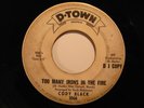 Northern Soul 45 CODY BLACK Too Many Irons D-TOWN HEAR