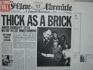 JETHRO TULL / THICK AS A BRICK - Japan LP NEWS PAPER