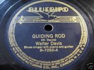 Prewar Blues Walter Davis Bluebird 7292 in Near Mint
