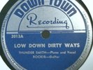 62)   78 RPM   THUNDER SMITH   DOWN TOWN 2013