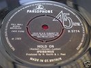 IPSISSIMUS Hold On ORIG UK Parlophone 45 1969 RARE M-
