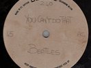 The BEATLES  Metal ACETATE 