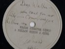 FRANK SINATRA ORIGINAL AUTOGRAPH + MESSAGE ON 78 RPM 