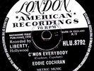  EDDIE COCHRAN 78 C'MON EVERYBODY  HLU8792 M-