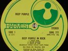 DEEP PURPLE In Rock LP UK Harvest ORG 1970 no EMI MINT-