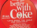COCA COLA 45  Jan & Dean Roy Orbison 4 Seasons etc Coke