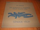 VALOIS box 3lp BACH violin sonatas partitas SANDOR VEGH