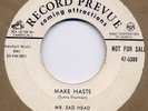 MR. SAD HEAD rare 50's JUMP BLUES PROMO 45 RPM RCA