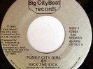 rare Modern Soul Disco 45 RICK THE KICK funky city girl