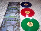 Metallica Creeping Death Red, Blue, and Green Vinyl.