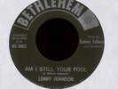 Lenny Johnson Still Your Fool on Bethlehem R&B Hear