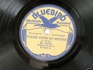 BLUEBIRD PLEASE WARM MY WIENER BO CARTER 78 BLUES RARE