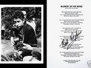BOB DYLAN - ORIGINAL AUTOGRAPH DISPLAY - NO RESERVE