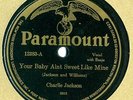 Paramount 12383 CHARLIE JACKSON Your Babe Ain't Sweet
