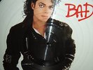 MICHAEL JACKSON° VINYL° BAD° LP° 1987°Picture Disc
