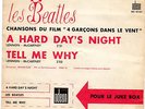 RARE 45T BEATLES JUKEBOX A HARD DAY'S NIGHT SO 10121
