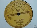 Elvis SUN 209 That's all right, 78rpm