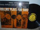 SONNY ROLLINS ROLLINS PLAYS FOR BIRD ORIGINAL PRESTIGE