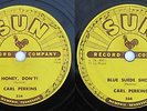 SUN RECORDS - 78 - CARL PERKINS - BLUE SUEDE SHOES
