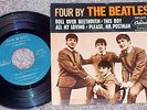 Four By The Beatles-Capitol Records EP w/Cover-EAP12121