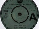 ELVIS PRESLEY SHE'S NOT YOU 1962 UK DEMO 7