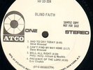 Blind Faith Eric Clapton white label promo LP nmint