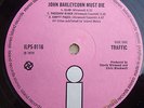 Traffic - John Barleycorn. 1st Press Pink Island LP Ex