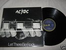 AC/DC LET THERE BE ROCK LP ALBUM BLUE ROO BON SCOTT EC